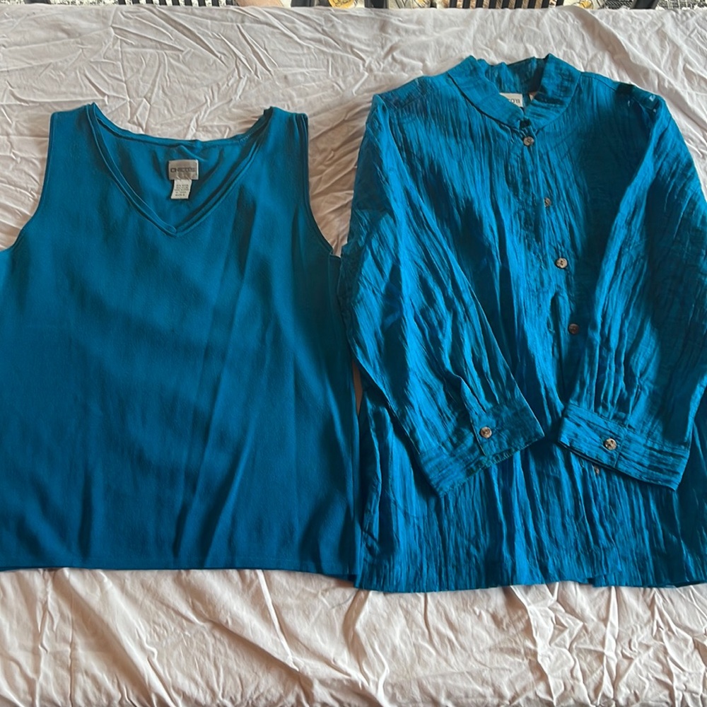 Chicos Shirt Set